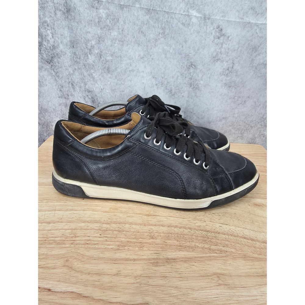 Cole Haan Vartan Sport Sneakers Mens 11 M Black Leather Oxford Casual C12434